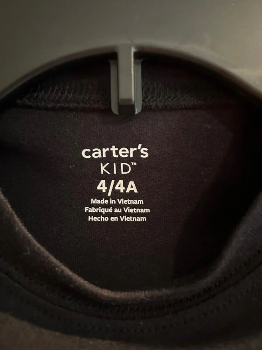 Carter's Boys 4 Black Skeleton Candy Graphic Tee Glow in Dark NWT Halloween